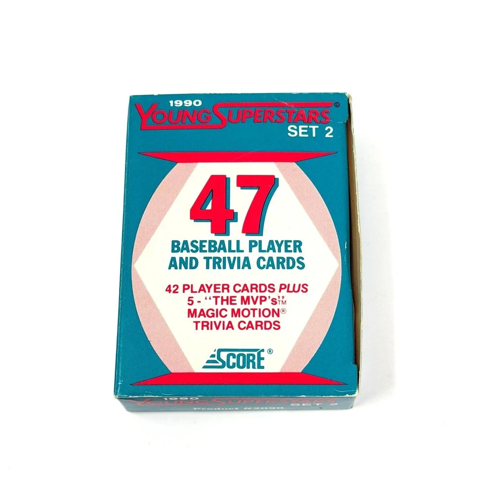 Score Topps Baseball Card Box Set Lot 1990 Rising Stars Young Superstars